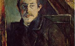 《高更(Paul Gauguin)自画像》高更(Paul Gauguin)作品高清