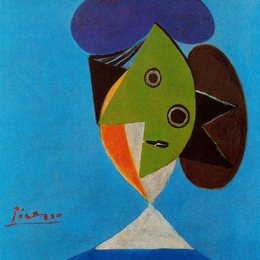 《女子头像》毕加索高清