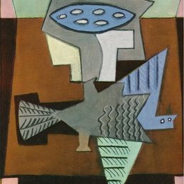 《受伤的小鸟》毕加索欣赏高清