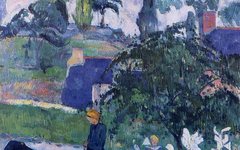 《百合花》高更(Paul Gauguin)高清艺术作品