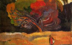 《河边的女子》高更(Paul Gauguin)作品欣赏