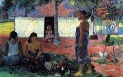 《你为什么发怒？》高更(Paul Gauguin)