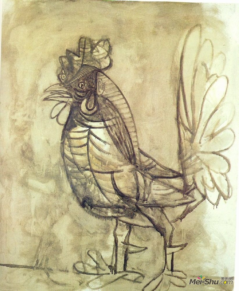 公鸡毕加索作品高清