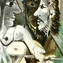 《裸女和火枪手》毕加索(Picasso)高清作品