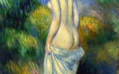 《站立的裸女》雷诺阿(Renoir)欣赏高清