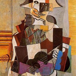 《小丑》毕加索(Picasso)高清