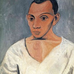 《自画像》毕加索高清作品