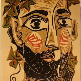 《大胡子男子》毕加索高清