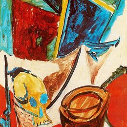 《颅骨的组成》毕加索作品高清