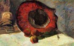 《红色帽子》高更(Paul Gauguin)艺术高清