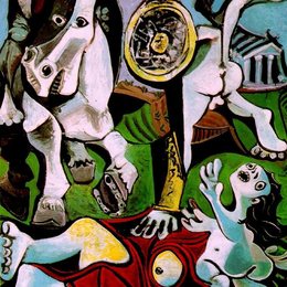 《绑架萨宾女子》毕加索艺术高清