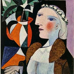 《玛丽&middot;泰蕾兹&middot;沃尔特》毕加索欣赏高清