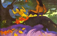 《海边》高更(Paul Gauguin)欣赏高清