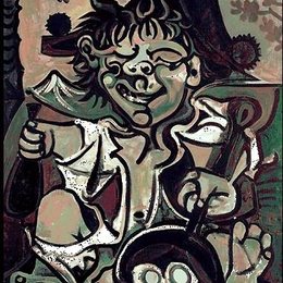 《波波（委拉斯开兹&middot;穆里略）》毕加索艺术作品高清