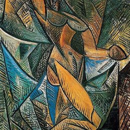 《戴着面纱的舞者》毕加索