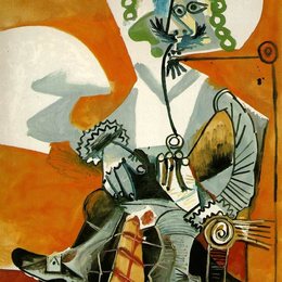 《吸烟者》毕加索(Picasso)作品欣赏