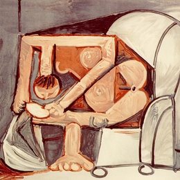 《女卫生间》毕加索作品欣赏