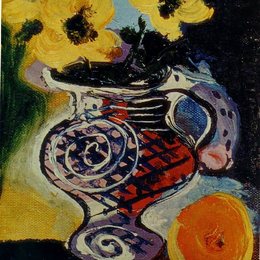 《鲜花》毕加索欣赏高清