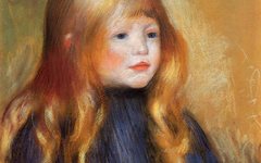 《小孩子头像（爱德蒙·雷诺阿(Renoir)）》雷诺阿(Renoir)艺术高清