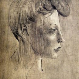 《女子侧面像》毕加索作品欣赏