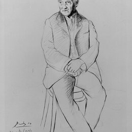 《斯卡拉歌剧院的芭蕾大师》毕加索高清欣赏