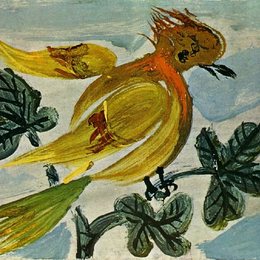 《金黄色的鸟》毕加索作品欣赏高清