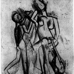 《裸女》毕加索(Picasso)油画欣赏高清