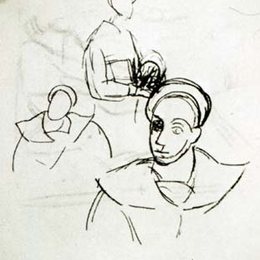 《马林和学生》毕加索作品欣赏