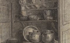 《格鲁希梳妆台》米勒艺术作品高清