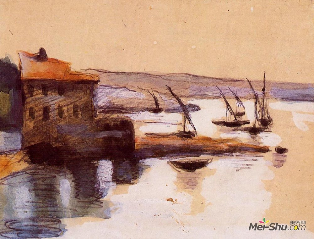 《海边风景》塞尚高清作品_保罗·塞尚作品_保罗·塞尚专题网站_艺术