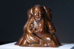 王艺《桃园三结义》铜-73x66x62cm