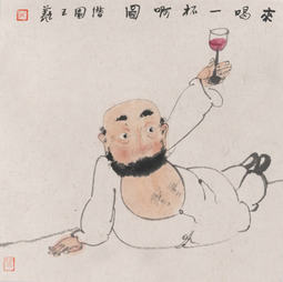 王艺-来喝一杯啊图39x39cm