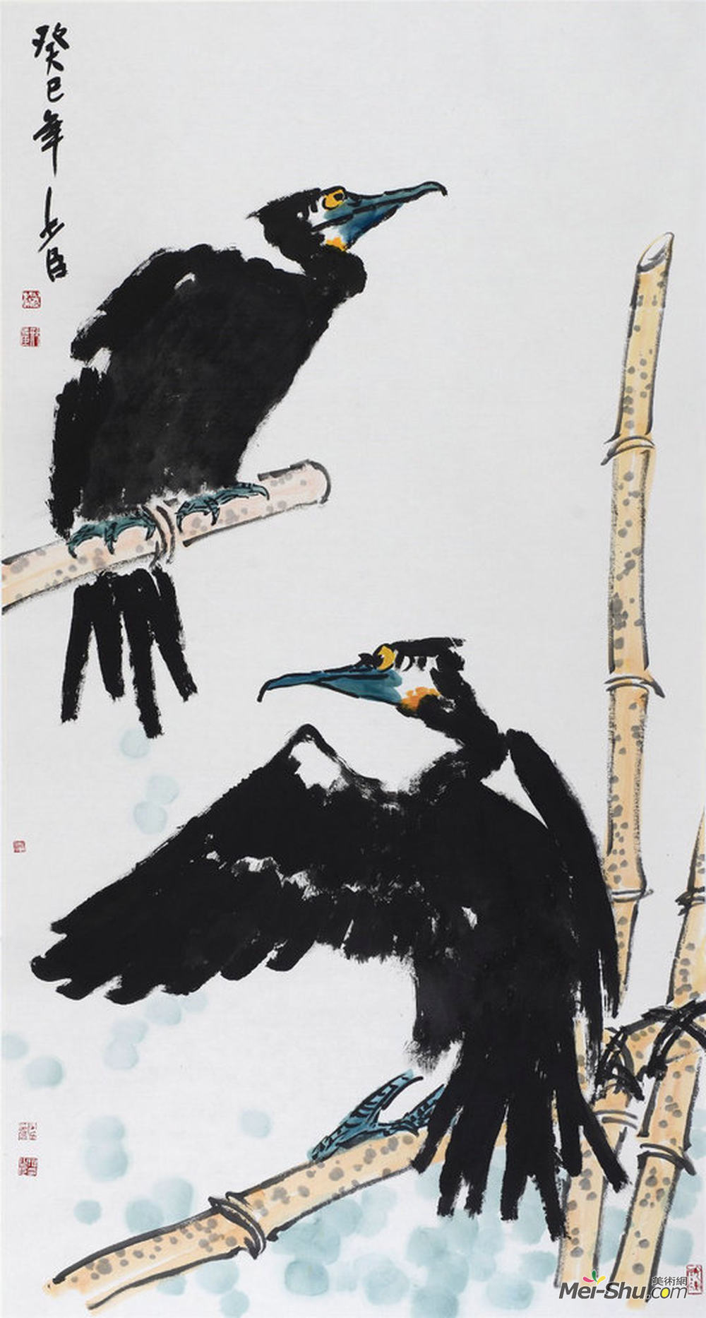 邢少臣-鸬鹚_邢少臣作品_邢少臣官网_艺术家_美术网-mei-shu.com