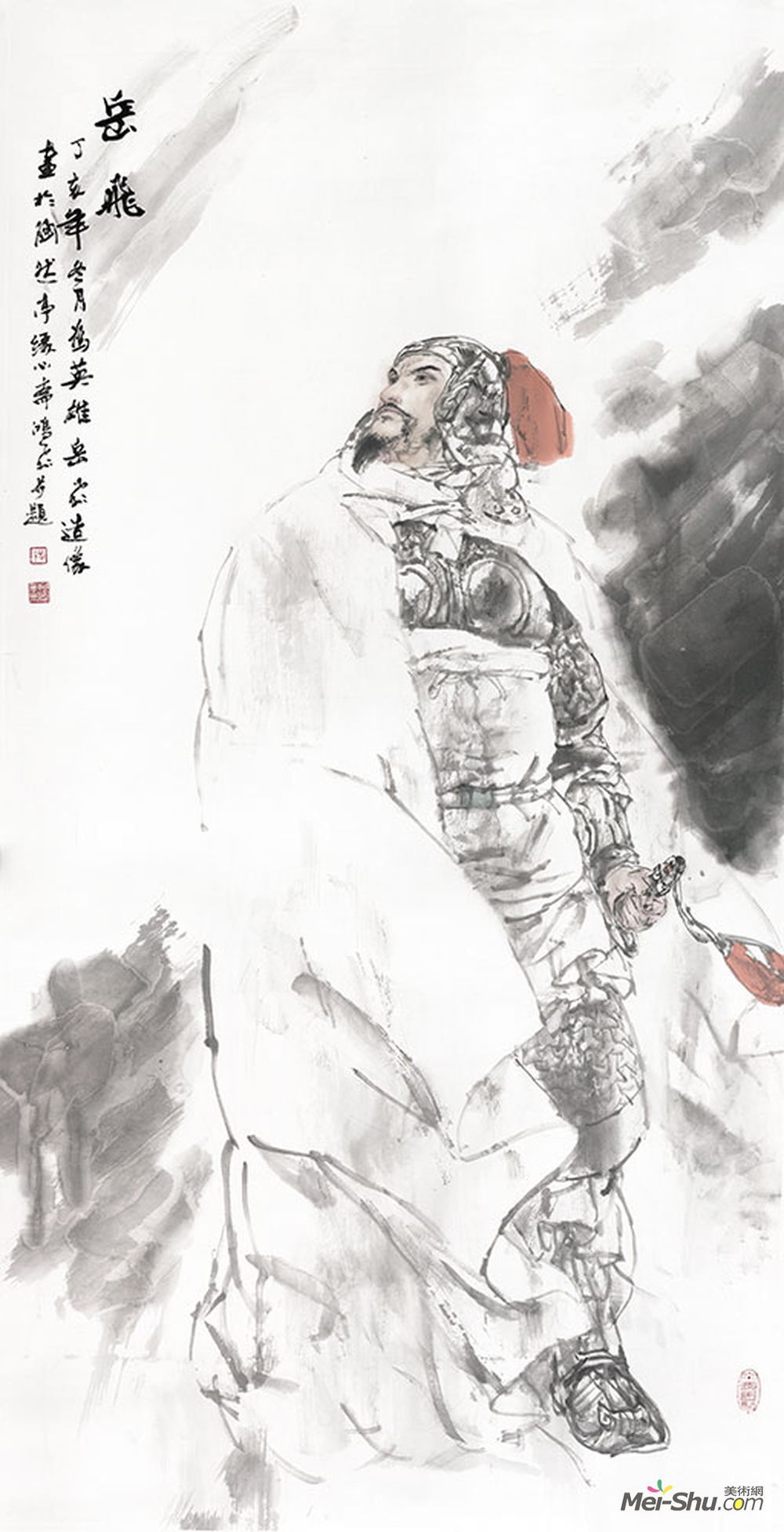 张鸿飞作品《岳飞》_张鸿飞作品_张鸿飞官网_艺术家_美术网-mei-shu.