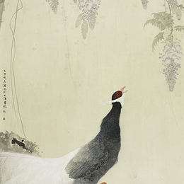 张晓彦作品《抬头见喜图》