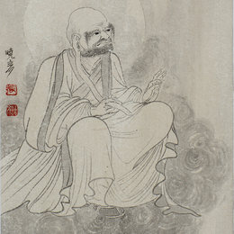 张晓彦作品《净耳罗汉》