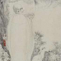 张晓彦作品《罗汉护生十二生肖之兔》