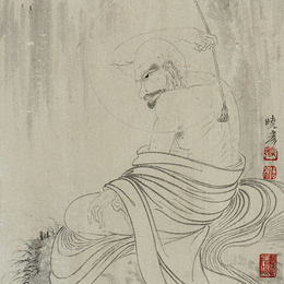张晓彦作品《欢喜罗汉》