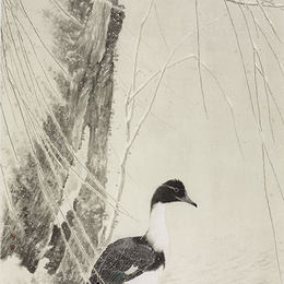 张晓彦作品《雪晴云淡日光寒》