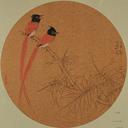 张晓彦作品《双寿》