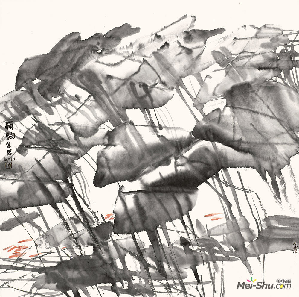 乔宜男作品《荷韵》