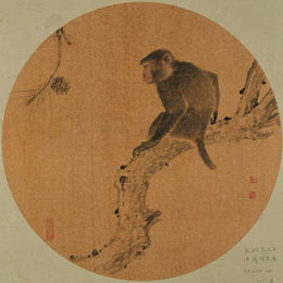 张晓彦作品《高松出众木》