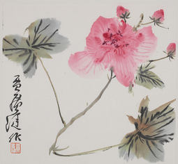 贾广健作品《芙蓉》