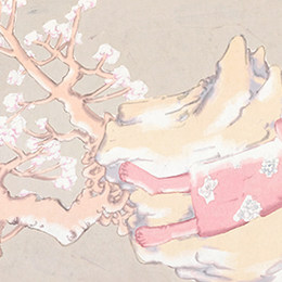 李晓柱作品《桃花度之我爱桃花》