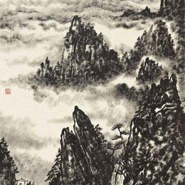 崔东湑作品《《黄山写景》系列之五》