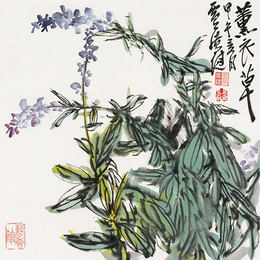 贾广健-贾广健作品《薰衣草 》