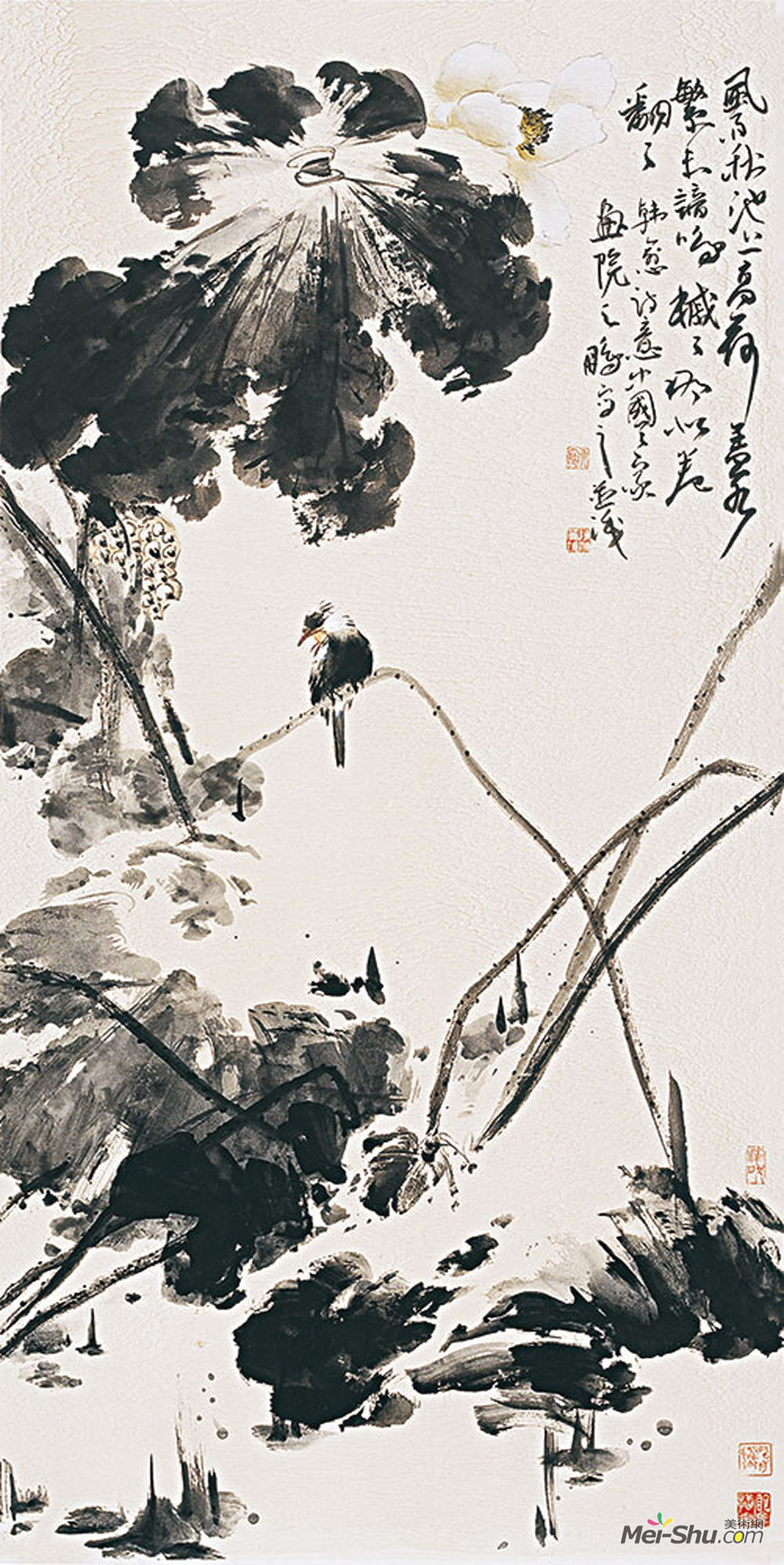 陈鹏作品《冷碧秋水》_陈鹏作品_陈鹏官网_艺术家_美术网-mei-shu.com