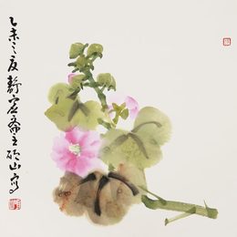 马硕山-马硕山作品《蜀葵》