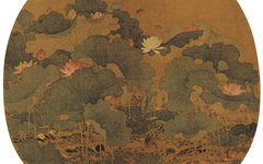 《太液荷风图》