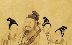 《东山携妓图》